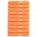 Cumpara ieftin Prosoape premium SOLUND 10 buc. portocaliu 100x200 cm 600 gsm