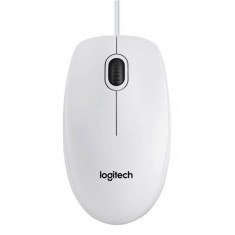 Mouse Logitech Corded B100 EMEA White foto