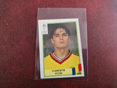 Florentin Petre sticker Panini Euro 2000 Romania #38 foto