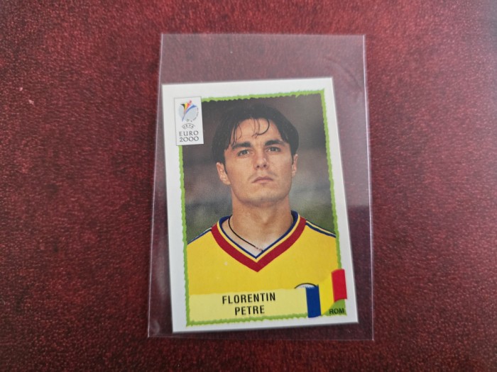 Florentin Petre sticker Panini Euro 2000 Romania #38