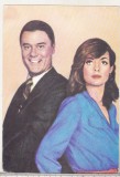 bnk cp Actori - Larry Hagman si Linda Gray - necirculata