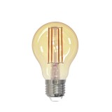 Cumpara ieftin Bec inteligent LED Wireless Homeflow B-5009, E27, 5.5W (40W), 500lm, dimabil, filament, lumina calda, Control de pe telefonul mobil SmartElectro Intel
