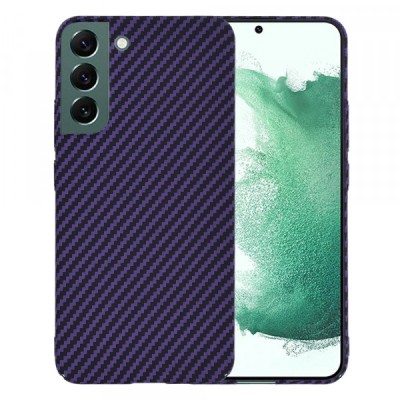 Husa pentru Samsung Galaxy S22+ 5G S906, Techsuit, Carbonite FiberShell, Mov foto