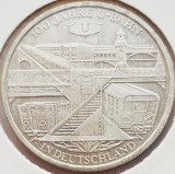 124 Germania 10 Euro 2002 German Subways Anniversary km 216 argint, Europa