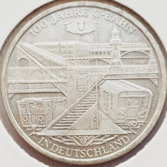 124 Germania 10 Euro 2002 German Subways Anniversary km 216 argint