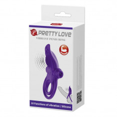 Inel penis cu vibratii Pretty Love Vibrant Penis Ring