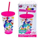 Set DIY &ndash; Pahar din plastic, 500 ml