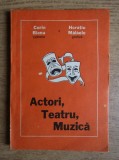 Corin Bianu, Horatiu Malaele (grafica) - Actori, teatru, muzica