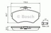 Set placute frana,frana disc VW POLO (6N1) (1994 - 1999) BOSCH 0 986 494 010
