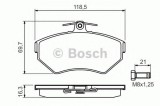 Set placute frana,frana disc SEAT CORDOBA Vario (6K5) (1999 - 2002) BOSCH 0 986 494 010