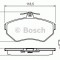 Set placute frana,frana disc SEAT IBIZA III (6K1) (1999 - 2002) BOSCH 0 986 494 010