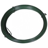 vidaXL Fir de tensionare pentru gard, 25 m, 1,4/2 mm, oțel, verde 140368