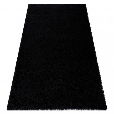 Covor SOFFI shaggy 5cm negru, 60x100 cm