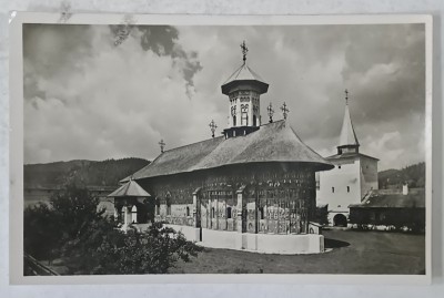ROMANIA - MANASTIREA SUCEVITA ( SECOLUL XV ) , CARTE POSTALA , ANII &amp;#039; 50 foto