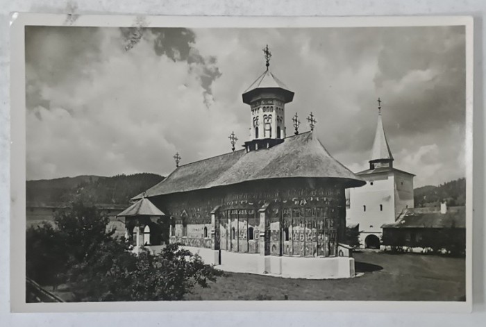 ROMANIA - MANASTIREA SUCEVITA ( SECOLUL XV ) , CARTE POSTALA , ANII &#039; 50