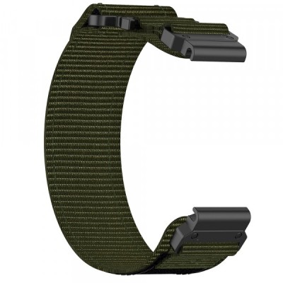 Curea Techsuit W057 pentru Garmin Instinct / Approach / Fenix Watch Series, 20mm, Verde foto