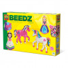 Set creativ copii Beedz - Margele de calcat cu unicorni si printese, SES Creative