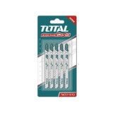 TOTAL - Set lame Fierastrau pendular - lemn 75mm - 5 BUC