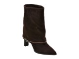 Botine elegante EPICA maro, M1212B, din piele intoarsa