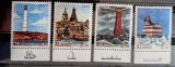 ALAND 1992 faruri serie 4v nestampilata