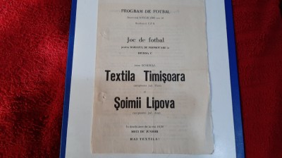 program Textila Timisoara - Soimii Lipova foto