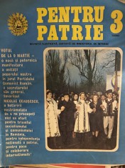 Revista Pentru patrie nr. 3/1980