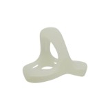 Inel dublu pentru penis ARMONY X-Ring Multiposition Luminous, fosforescent, din silicon moale, luminos &icirc;n &icirc;ntuneric, 36 x 36 x 36 mm