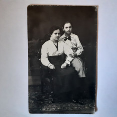 Fotografie dimensiune CP cu mamă și fiică din Constanța în 1916
