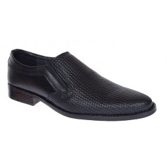 Pantofi barbati eleganti din piele naturala Negru 891N