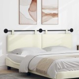 vidaXL Cap de pat suspendat Crem 170 x 55 x 5 cm Țesătură din corduroy 42031818
