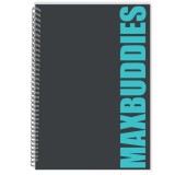 Caiet dictando cu spirala Max Buddies, 64 file