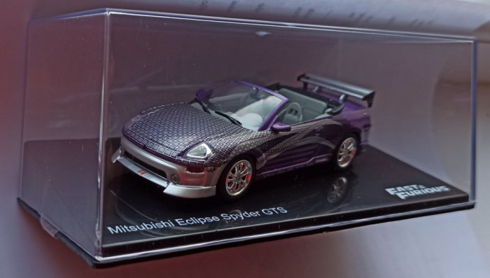 Macheta Mitsubishi Eclipse Spyder GTS Fast and Furious - IXO/Altaya 1/43