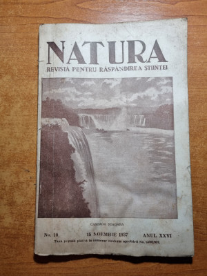 natura 15 noiembrie 1937-desteapta-te romane,industria aluminului in romania foto
