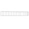Cusca pentru caini cu usa, gri, 10x2x1,5 m, otel galvanizat