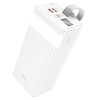 Acumulator extern HOCO J86 Powermaster, 40000 mA, Power Delivery (PD) - Quick Charge 3.0, 22.5W, Alb