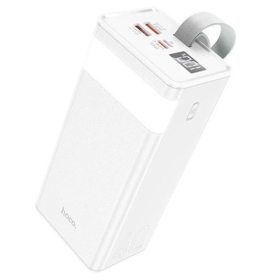 Acumulator extern HOCO J86 Powermaster, 40000 mA, Power Delivery (PD) - Quick Charge 3.0, 22.5W, Alb foto
