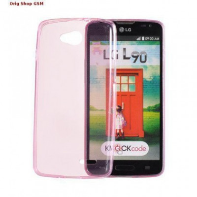Husa Silicon Ultra Slim Sony Xperia M2 Pink foto
