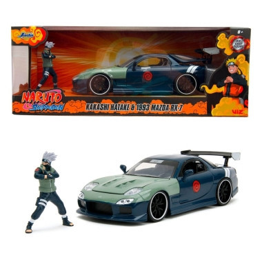 Naruto Shippuden Diecast Model 1/24 1993 Mazda RX-7 Kakashi foto