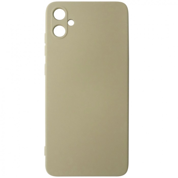 Husa tip capac spate silicon TPU Matte kaki deschis pentru Samsung Galaxy A05