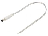 Cablu Electric 2x0,5mm2 cu Mufă DC 5,5/2,5 Transparent, Bq Cable