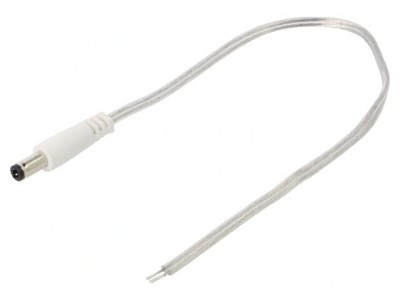 Cablu Electric 2x0,5mm2 cu Mufă DC 5,5/2,5 Transparent foto