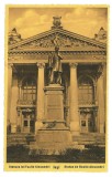 4010 - IASI, Vasile Alecsandri Statue, Romania - old postcard - unused