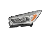 Far Ford Kuga, 02.2016-, fata, Stanga, cu LED daytime running light; H1+H7+LED; electric; transparent cu galben insert; cu motor; cu becuri; cu LED c, Aftermarket