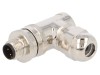 Conector M12 Tătă TE Connectivity, IP67, Pe Cablu, 3 Pini, Ecranat, Unghi 90 Grade, Curent 4A