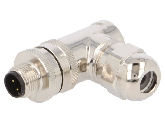 Conector M12 tată IP67 pe cablu