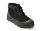 Ghete UGG negre, HERITAGE WEATHER HYBRID, din piele intoarsa