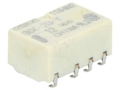 Releu Electromagnetic DPDT 12V 1A foto