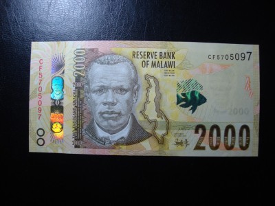 MALAWI 2000 KWACHA 2021 UNC foto