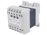 Transformator alimentare 100VA 230V AC 24V DIN șină