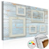 Cumpara ieftin Tablou din plută - Retro Gallery [Corkboard] 60x40 cm